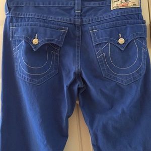 Authentic True Religion Electric Blue sz 36 jeans